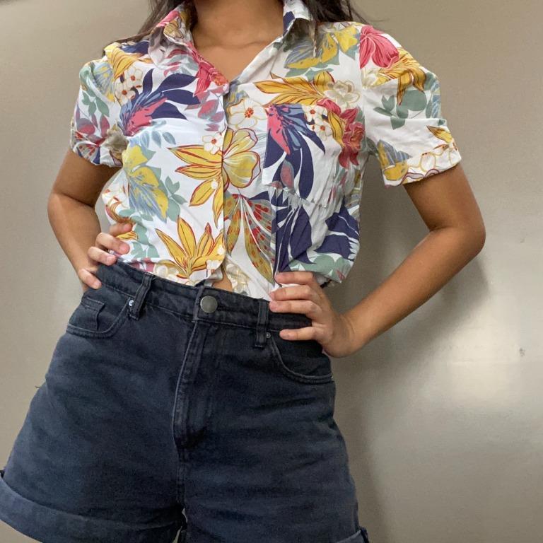 Hawaiian polo shirts for ladies clearance
