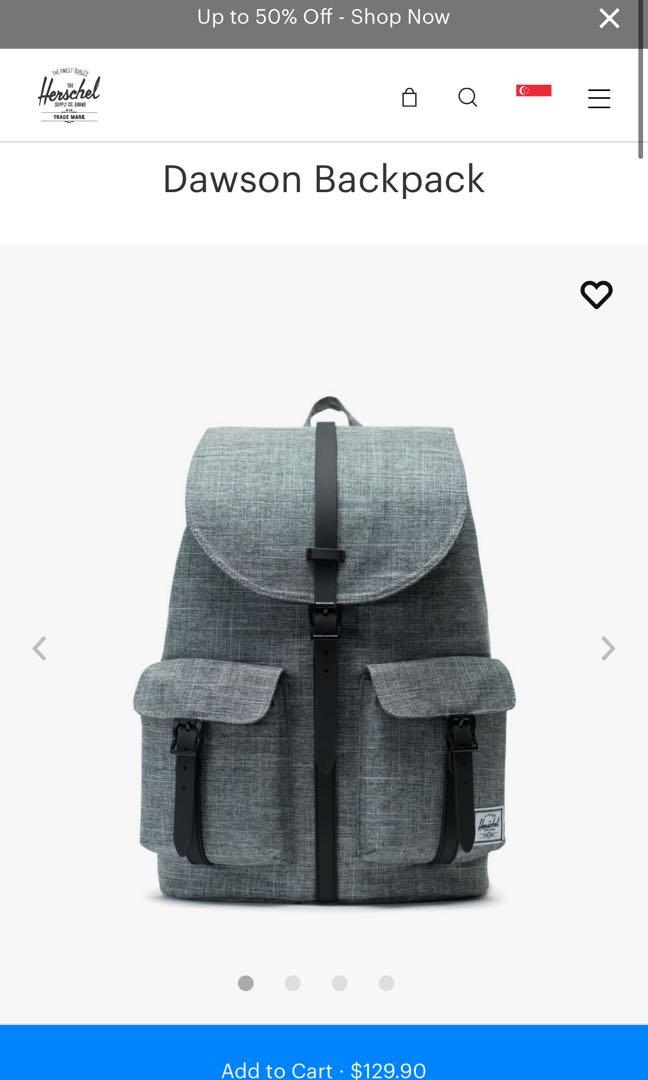 Herschel dawson grey sales