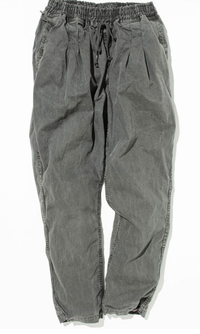 Hobo Artisan Twill Charcoal Dyed Easy Pants, 男裝, 褲＆半截裙, 長