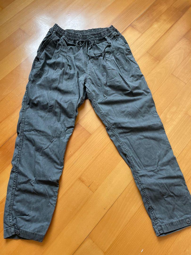 Hobo Artisan Twill Charcoal Dyed Easy Pants, 男裝, 褲＆半截裙, 長