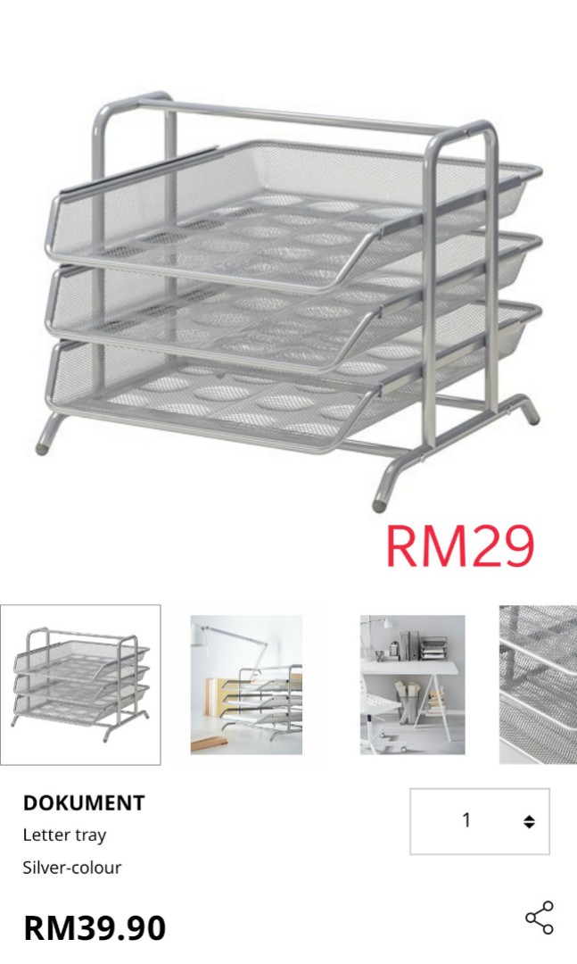 IKEA Dokument Paper Organiser, Furniture & Home Living, Home