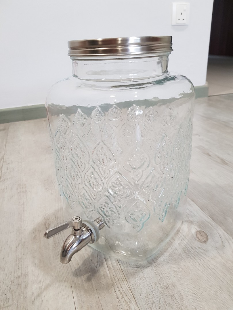 IKEA Water dispenser 5L with wood stand, TV & Home Appliances, Kitchen Appliances, Water