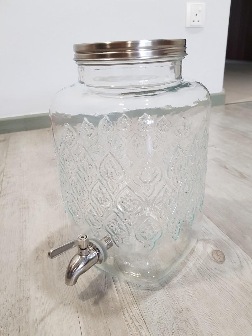 IKEA Water dispenser 5L with wood stand, TV & Home Appliances, Kitchen