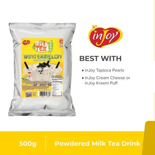 inJoy Wintermelon Milk Tea 500g | Instant Powdered Milk Tea Drink, Food ...