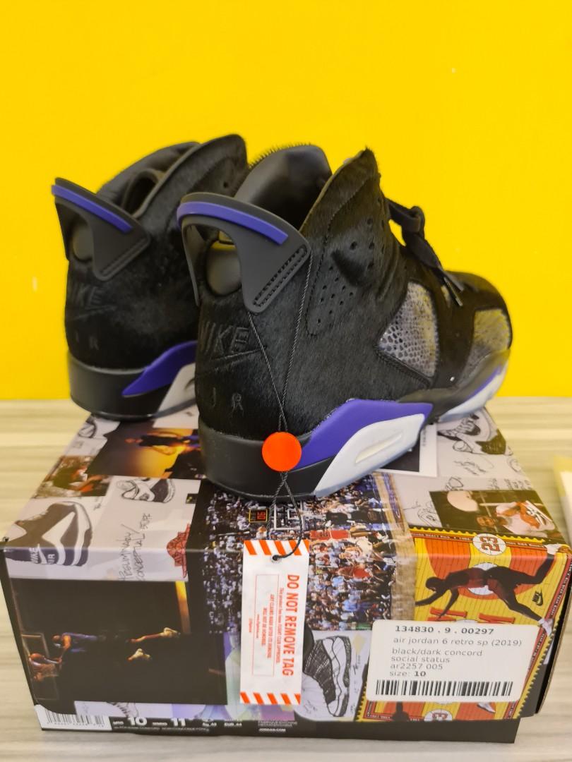 Jordan 6 retro social status sz 10