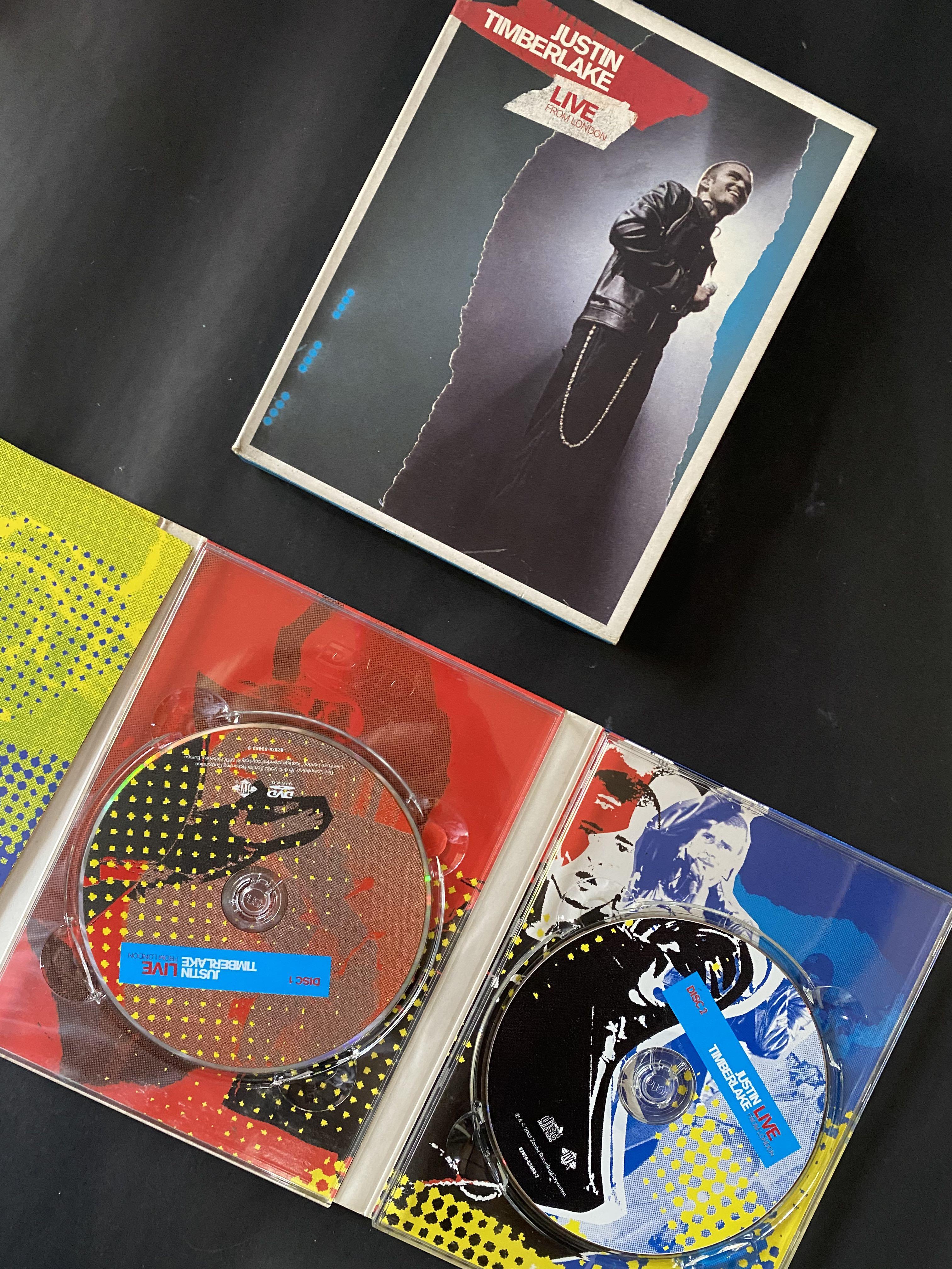 JUSTIN TIMBERLAKE LIVE FROM LONDON DVD (Category: CDs & DVDs) located in Quezon City. Submitted by dirrtypop (Listing ID 1079105213, Image 2). Description: Justin Timberlake live in london. 2 CD. Used and has minimal scratches and marks. Still working fine..