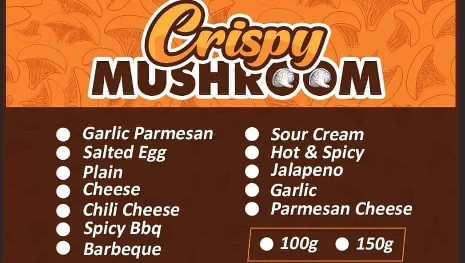 Kap’s Crispy Mushroom (Category: Local Eats) located in Manila. Submitted by drewbuscano (Listing ID 1079190406, Image 1). Description: PRE-ORDER NOW Kap’s Crispy Mushroom 120php for 100g.
