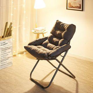 Foldable Lazy Sofa Chair Gray