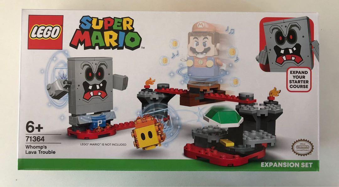 lego super mario whomp's lava trouble expansion set