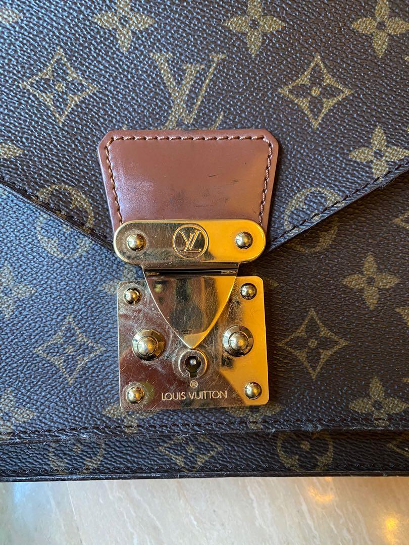 Louis Vuitton LV Monceau top handle strap bag vintage monogram canvas,  Luxury, Bags & Wallets on Carousell