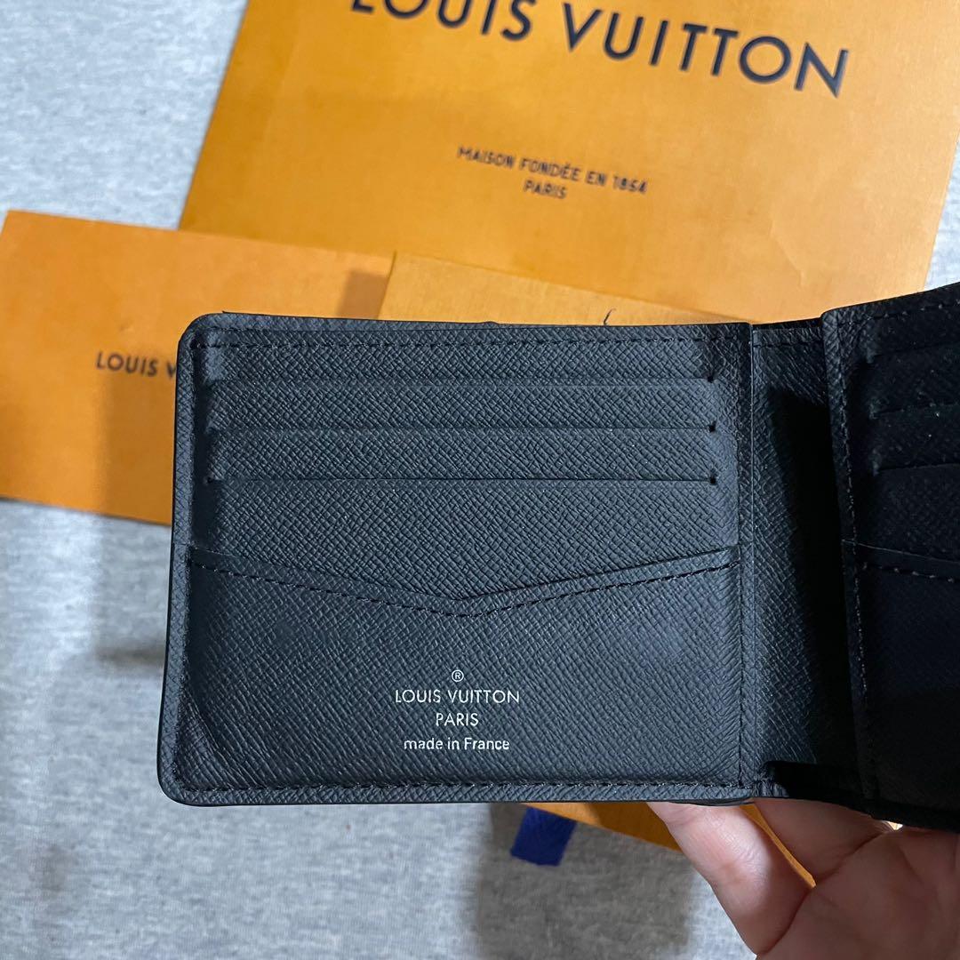 Louis Vuitton Damier Graphite Slender Wallet N63261 Black Cloth ref.1053868  - Joli Closet