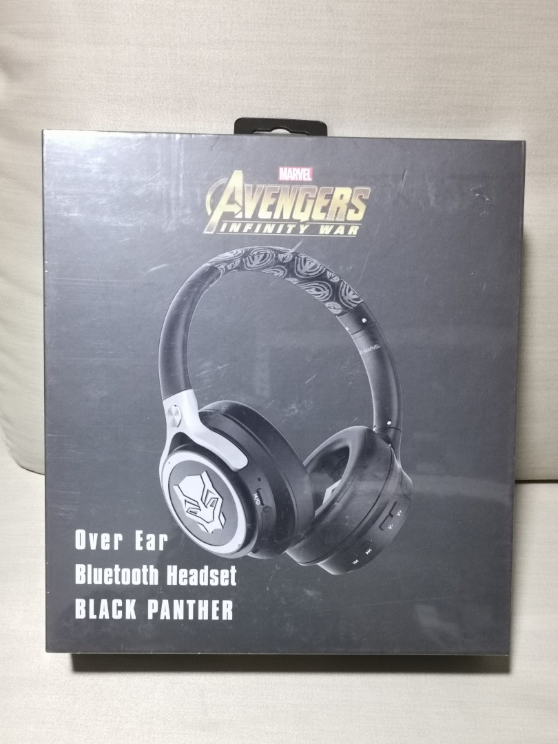 Marvel Avengers Black Panther Wireless Headphone, Audio, Headphones