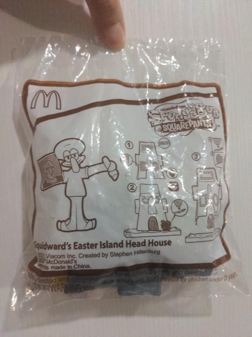 McDonald's Toy SpongeBob Squidward's Easter Island Head House