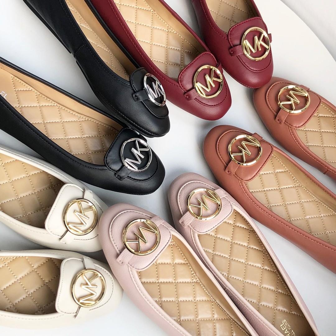 Flat shoes mk clearance