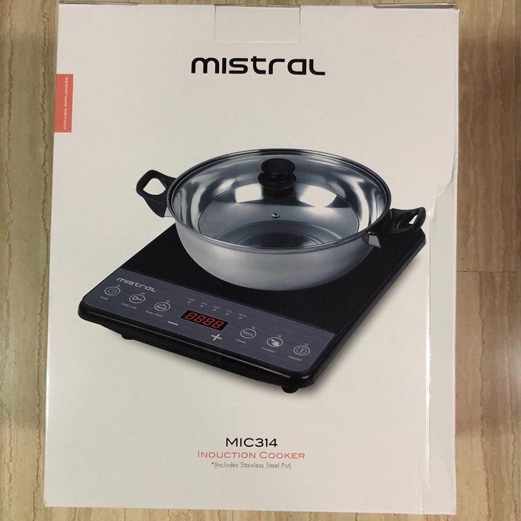 Mistral Induction Cooker MIC314 Includes Stainless Steel Pot Only used it once TV Home Appliances Kitchen Appliances Cookers on Carousell