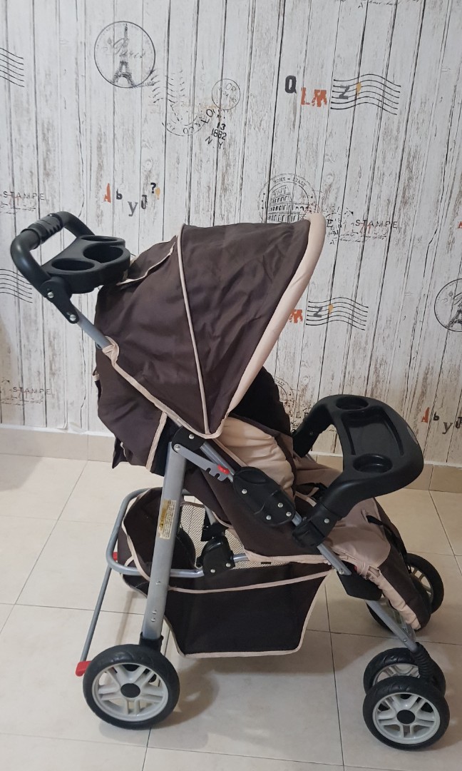 Mydear Baby Stroller Brown Colour