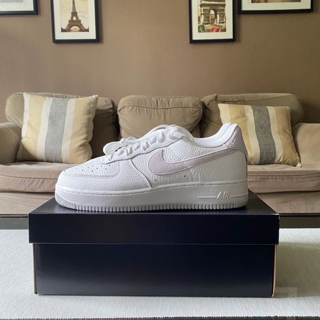 Nike Air Force 1 07 Craft White Grey, Men's Fashion, Footwear, Sneakers on  Carousell