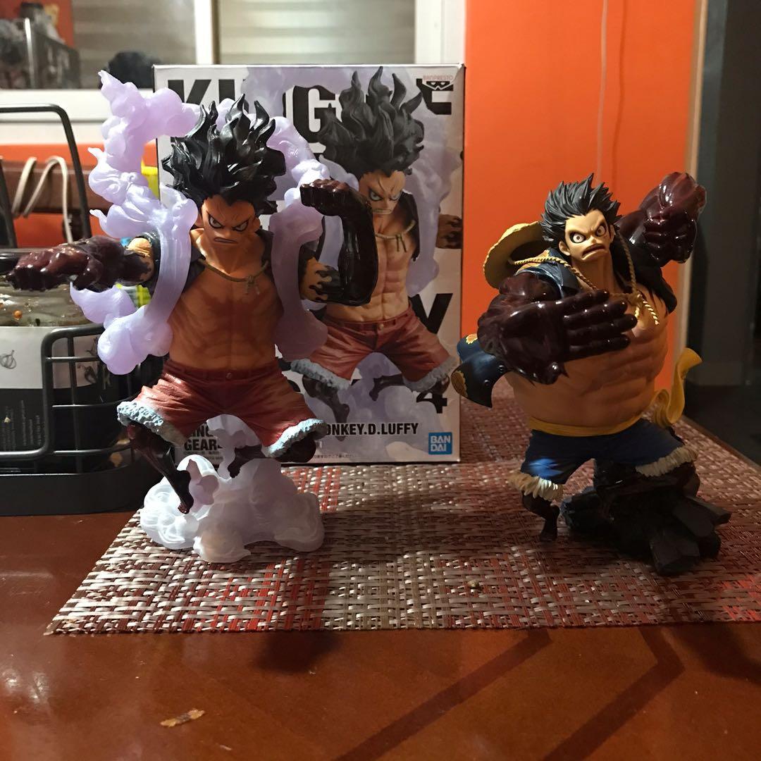 One Piece Figures Set Gear 4 Luffy Snakeman Bounceman Hobbies Toys Toys Games On Carousell