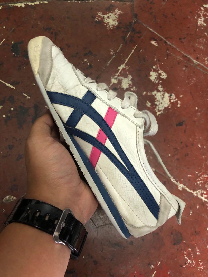 Onitsuka tiger mexico 66 cream midnight blue top