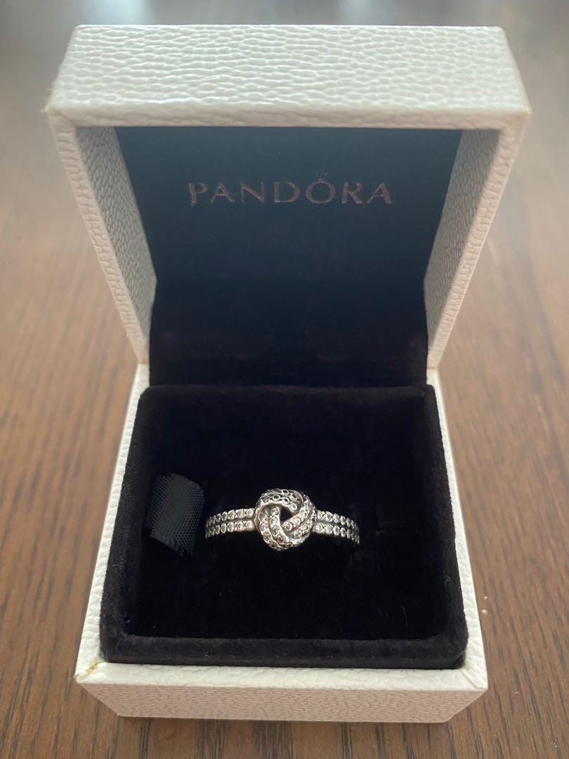Pandora shimmering knot ring size 58 Women s Fashion Jewelry
