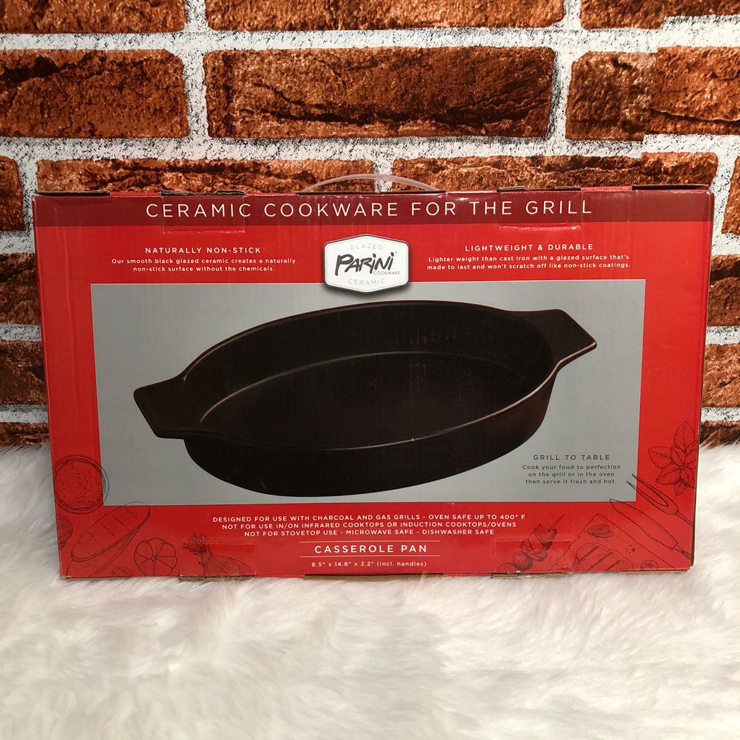 glazed parini cookware ceramic