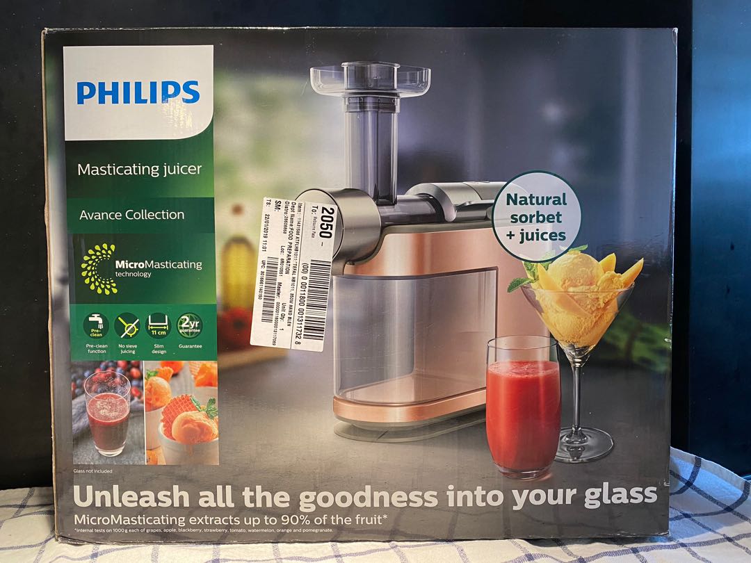 Philips Masticating Juicer Avance Collection, TV & Home Appliances