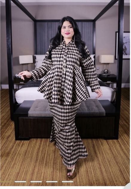 Plus Size Kebaya Peplum Women s Fashion Muslimah Fashion Baju
