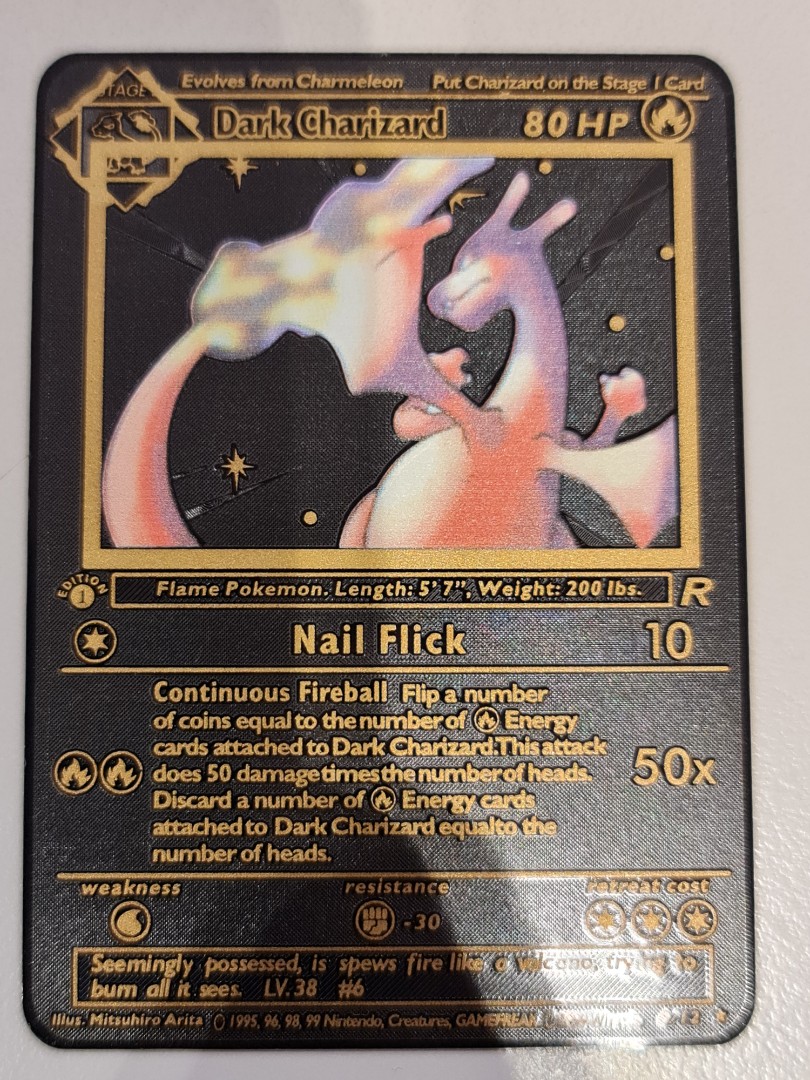 dark charizard pokemon card