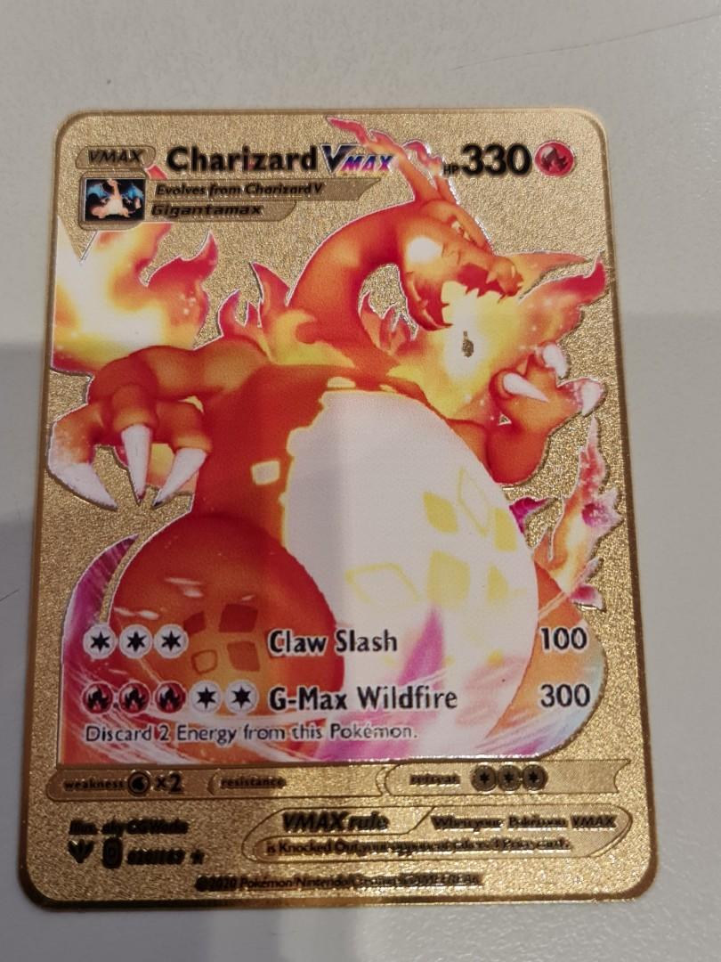 Custom Made Pokemon Card HOLO Shiny Charizard Vmax