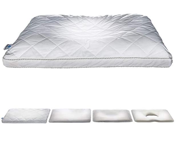 Proper Pillow The Back and Side Support Sleep Pillow (Item Code 256) (Category: Other Assistive Aids) located in Marikina City. Submitted by skowshop (Listing ID 1079326387, Image 1). Description: Brand: Proper Pillow The Proper Pillow is a revolutionary, new, sleeping pillow designed for your comfort and health It provides proper support to the head and neck for both side and back sleeping positions The Proper Pillow has two components: The plus