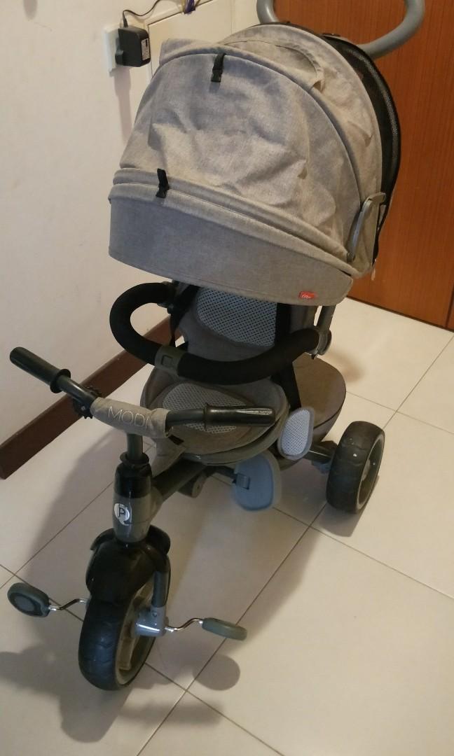 Qplay Modi 6 in 1 Trike grey Babies Kids Infant Playtime on Carousell