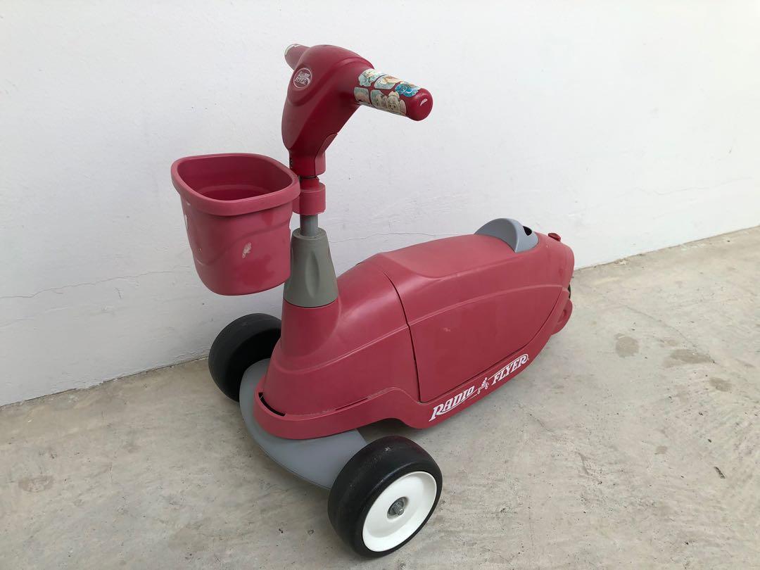 Radio Flyer 2 in 1 Scooter Babies Kids Infant Playtime on