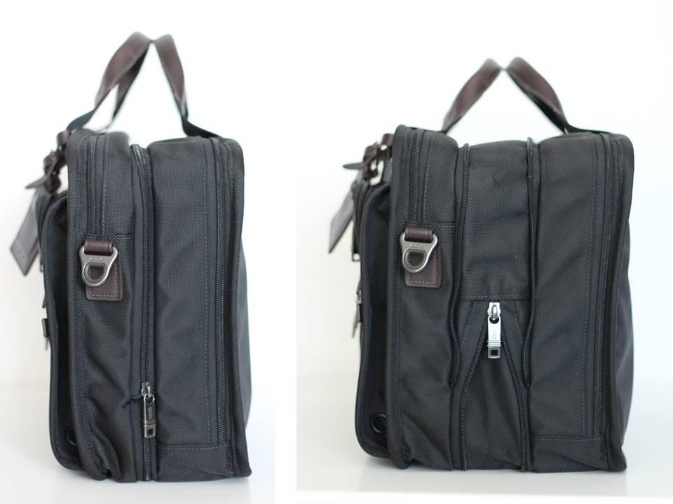 Rare Tumi 26141 Alpha Brown Sample model laptop bag NEVER