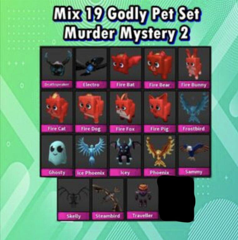 Mm2 tier 1 godlys, Video Gaming, Gaming Accessories, In-Game Products on  Carousell