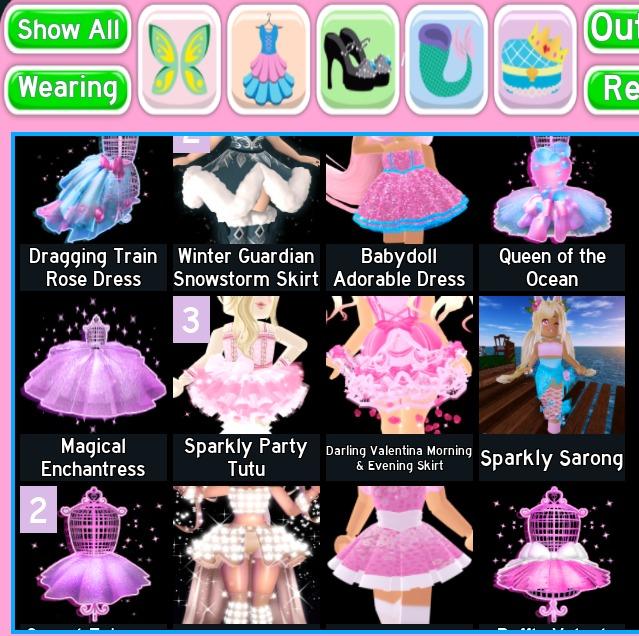 Roblox Royale High Skirts Video Gaming Gaming Accessories Game Gift Cards Accounts On Carousell