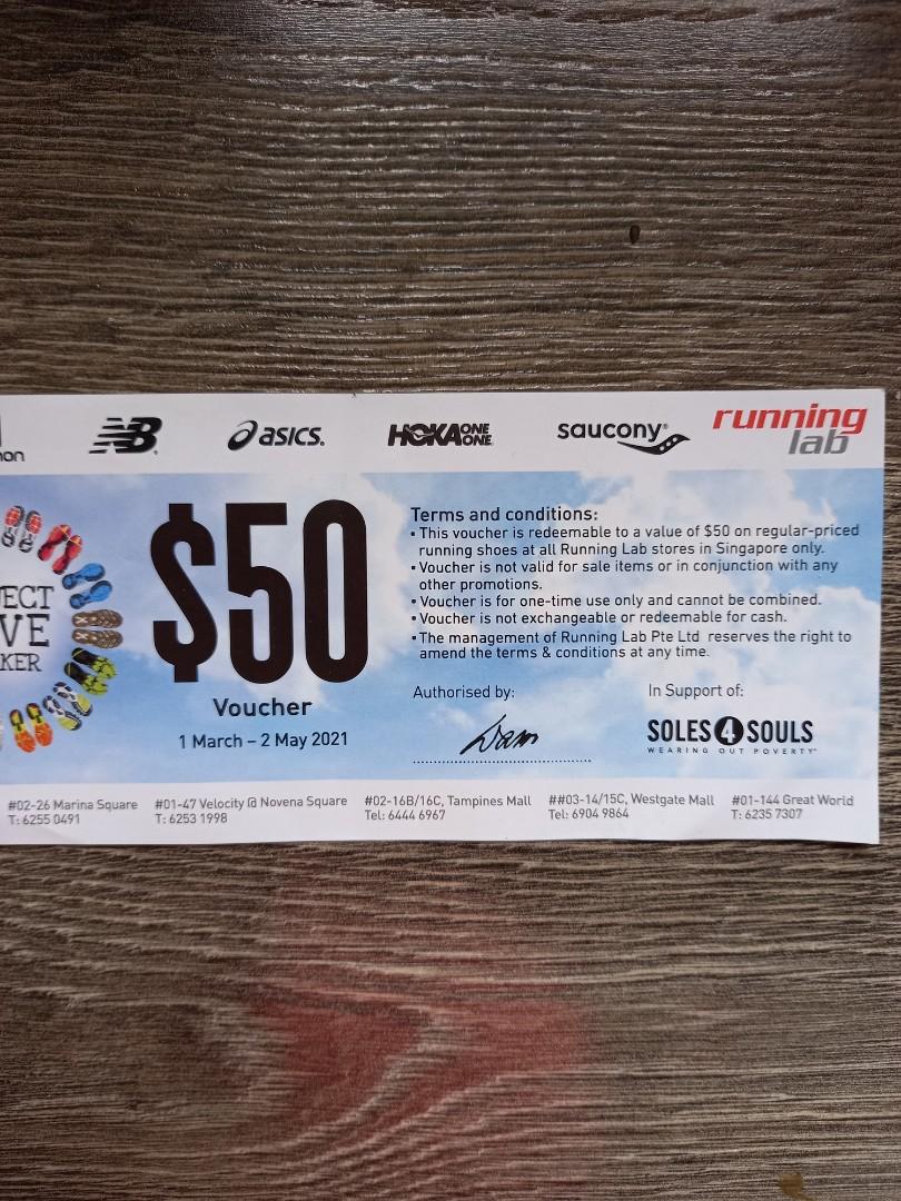 Running lab clearance $50 voucher