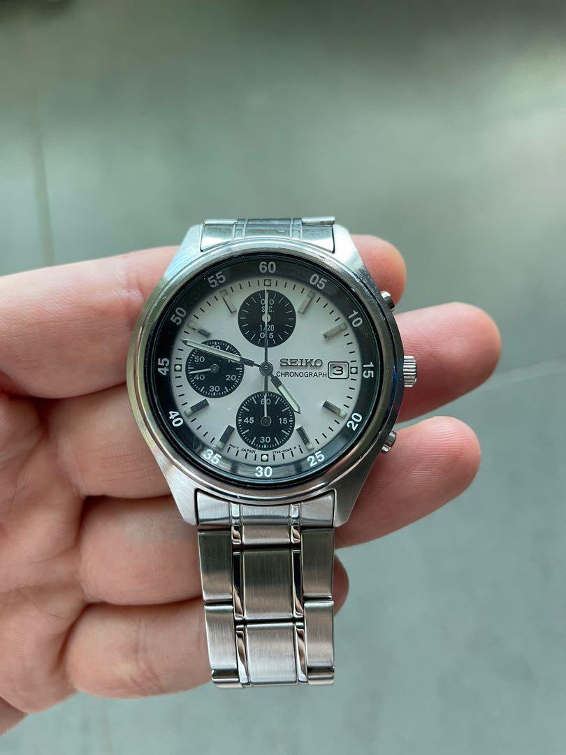 Seiko “Panda” Chronograph Quartz SND219, Men's Fashion, Watches &  Accessories, Watches on Carousell