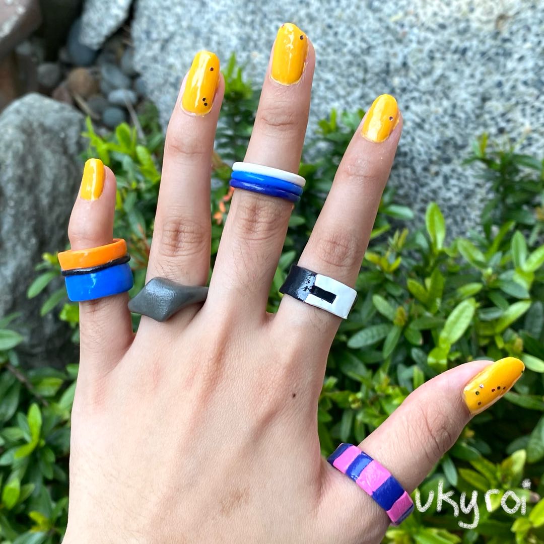 Sk8 The Infinity Inspired Handmade Clay Rings 3 For Sale On Shopee Announcements On Carousell Find and save images from the saiki k collection by ackerman. sk8 the infinity inspired handmade clay rings 3 for sale on shopee