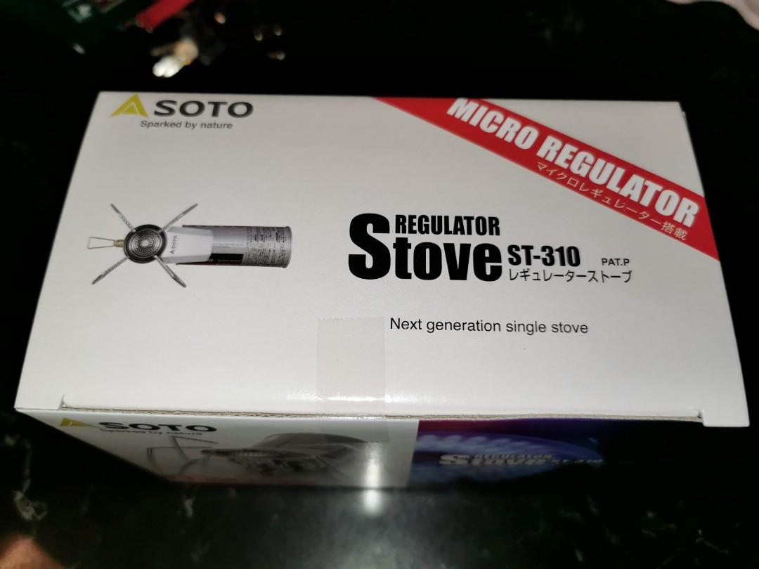 Soto Regulator Stove St 310 Travel Travel Essentials Outdoor Camping On Carousell