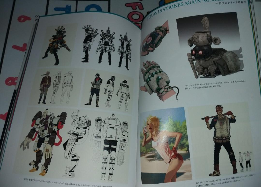 SUDA51 OFFICIAL COMPLETE BOOK GRASSHOPPER MANUFACTURE&HUMAN