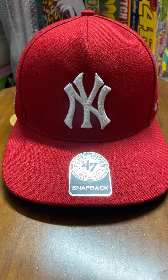 Supreme x New York Yankees '47 Brand(Original Used), Men's Fashion