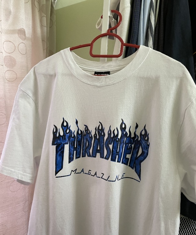 Thrasher shirt with flames sale