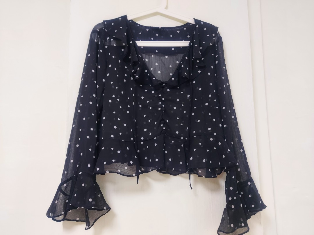 next polka dot top