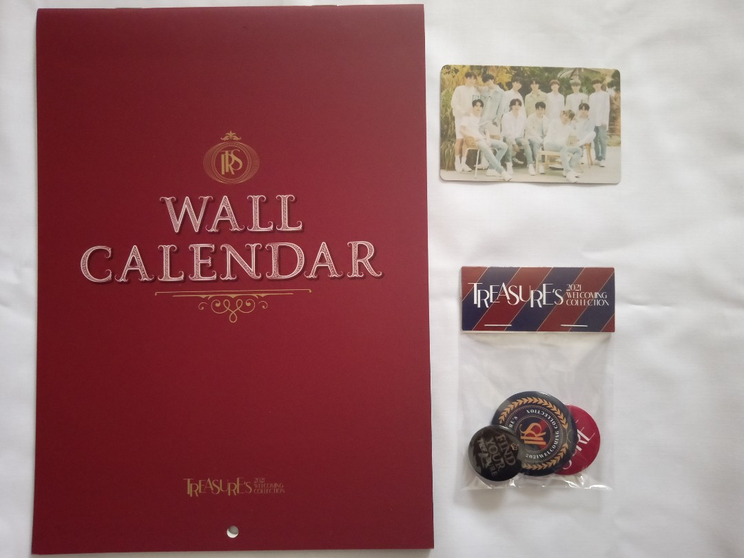 treasure calendar +pin button +pc, Hobbies & Toys, Collectibles