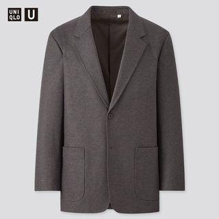UNIQLO U | 羊毛混紡外套( 灰 )