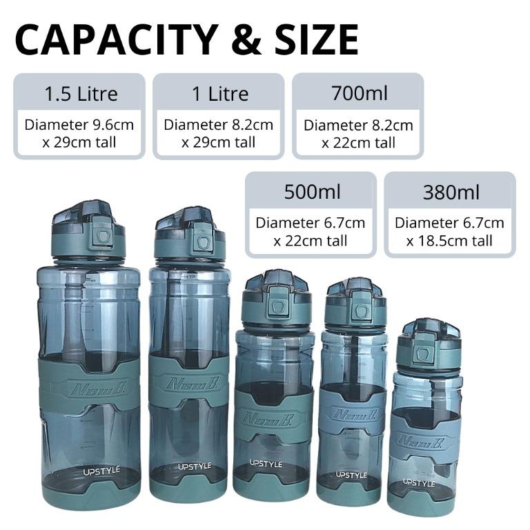 ZOUNICH Premium Sports Water Bottle 32 oz/1 liter, 24 oz, 16 oz