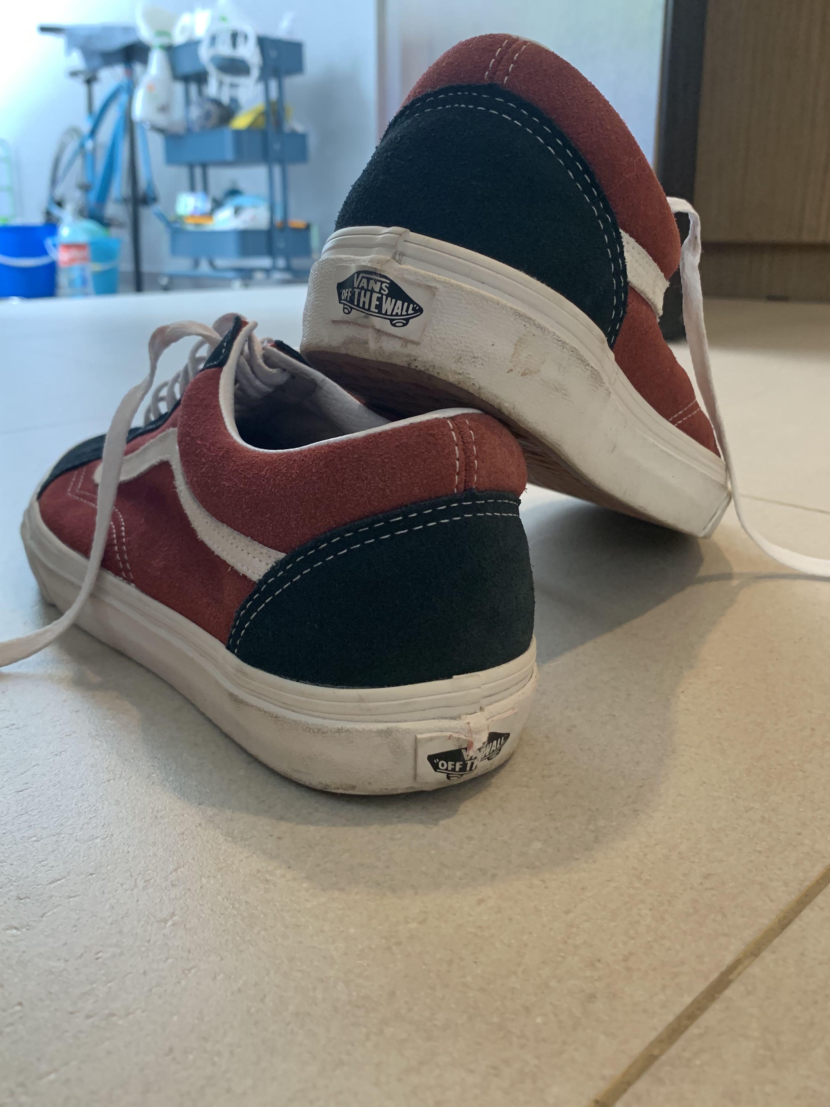 Maroon and blue vans outlet
