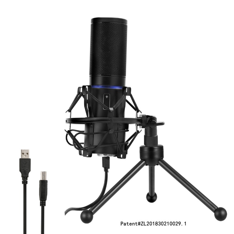 YanmaiQ9 USB電容式麥克風 [附座枱三腳支架] Mac Or PC Q9 USB condenser Microphone
