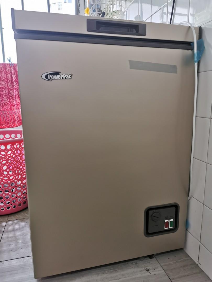 100L chest freezer powerpac used for breast milk storage, TV & Home