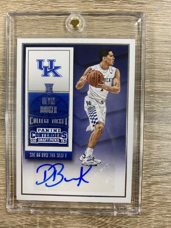 2015 Devin Booker Rookie Autograph Card, Hobbies & Toys
